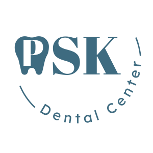 PSK Dental Center logo สัญลักษณ์ของคลินิกทันตกรรมพีเอสเค